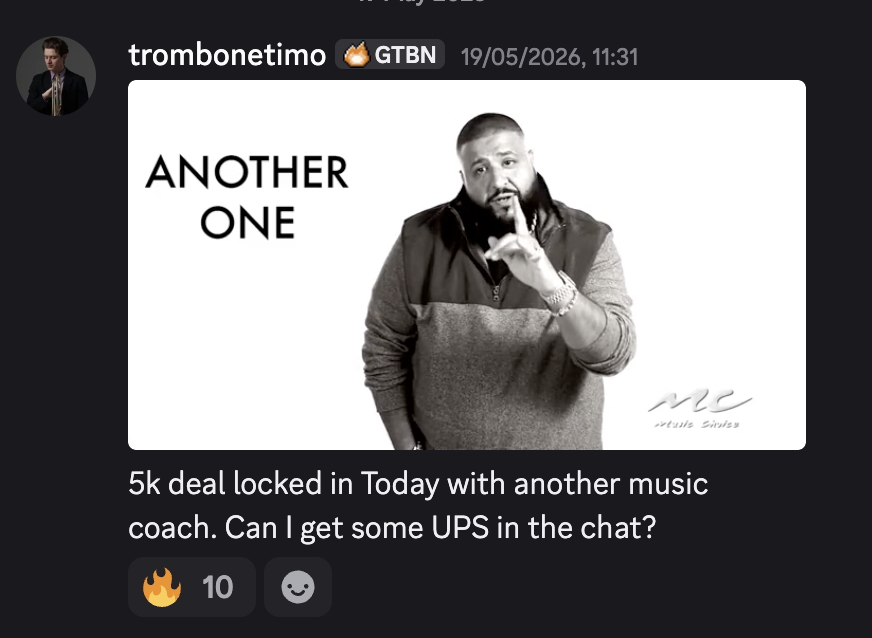Discord win from an Agent Rise member