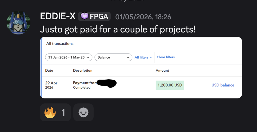 Discord win from an Agent Rise member