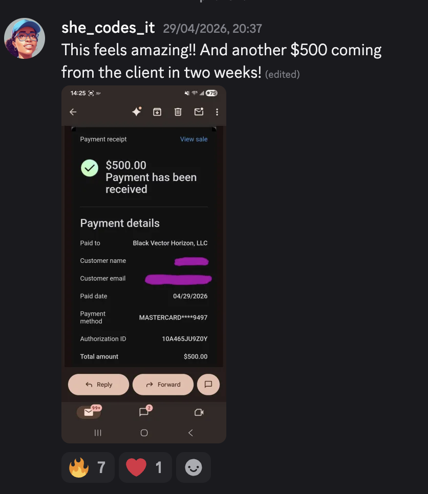 Discord win from an Agent Rise member