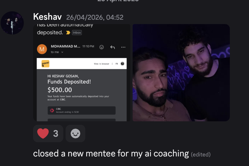 Discord win from an Agent Rise member