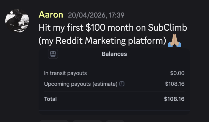 Discord win from an Agent Rise member