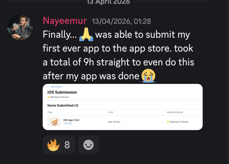 Discord win from an Agent Rise member