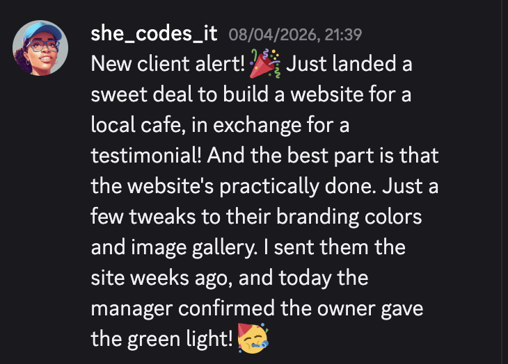 Discord win from an Agent Rise member