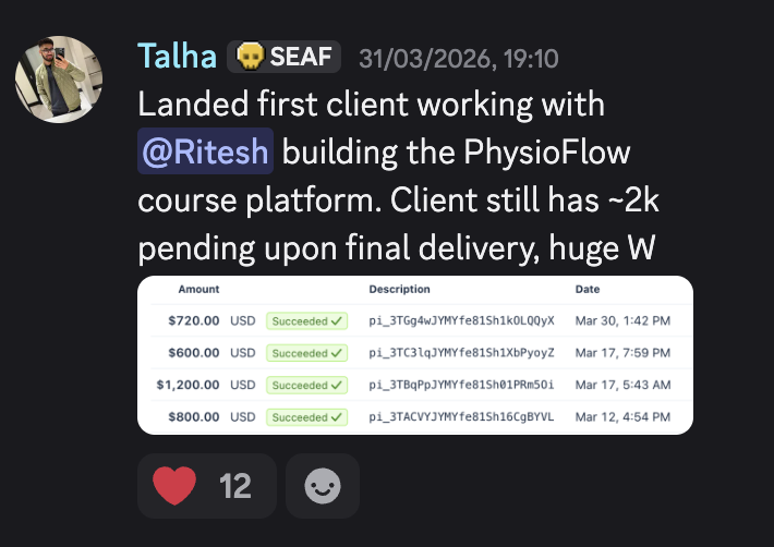 Discord win from an Agent Rise member