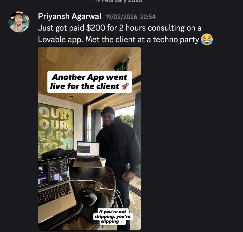 Discord win from an Agent Rise member