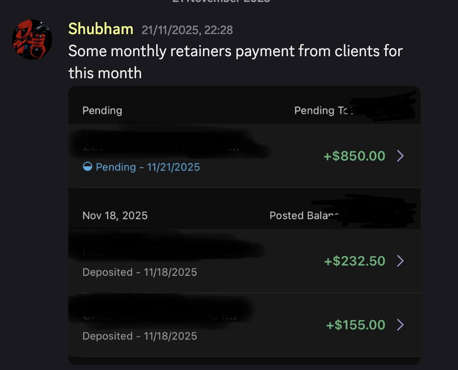 Discord win from an Agent Rise member