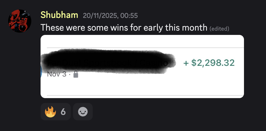 Discord win from an Agent Rise member