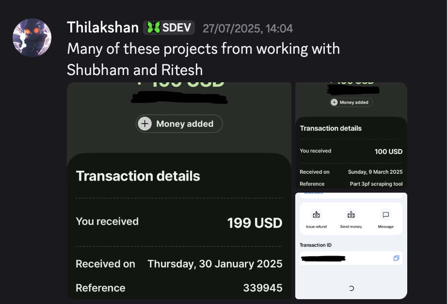 Discord win from an Agent Rise member